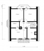 Одноэтажный дом с мансардой Rg4011 План4